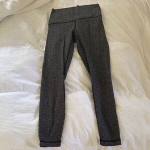 Lululemon Gray Herringbone Leggings